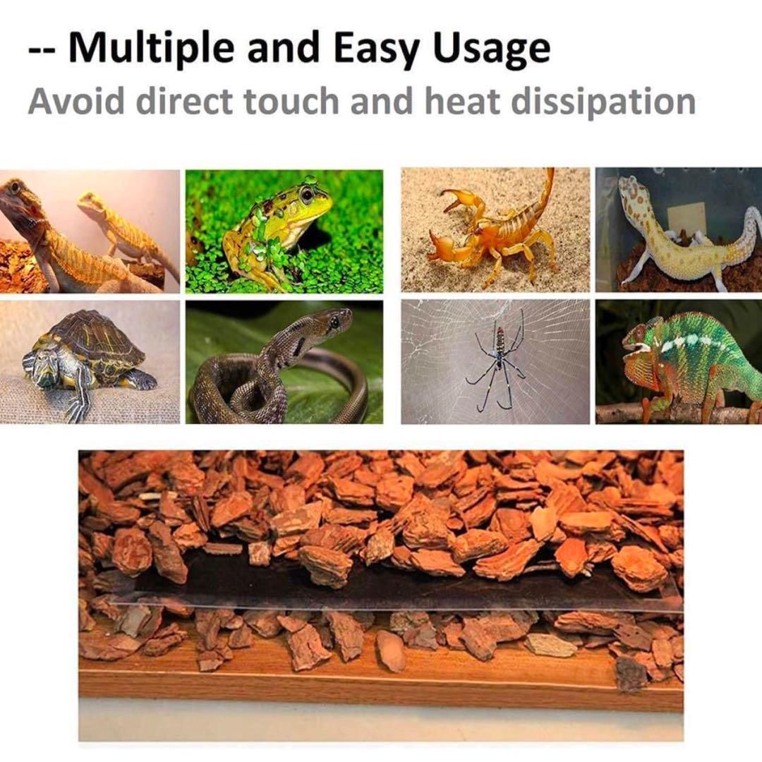 4個 マルチパネルヒーター　ペット　小動物　爬虫類　両生　40w 温度調整　大 マルチパネルヒーター 大きい ペット 小動物 爬虫類 両生 40w 温度調整