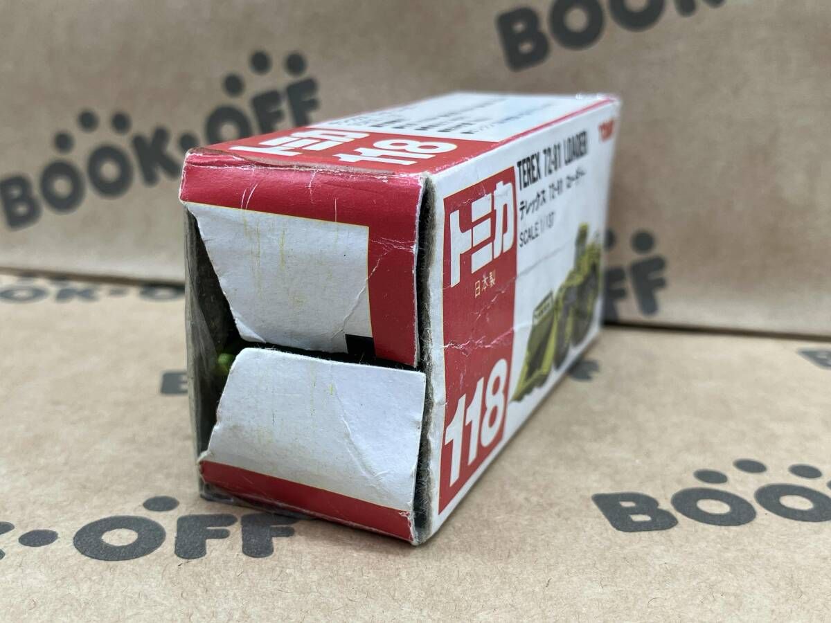 トミカ No.118 テレックス 72-81 ローダー 赤箱 ロゴ赤字 日本製