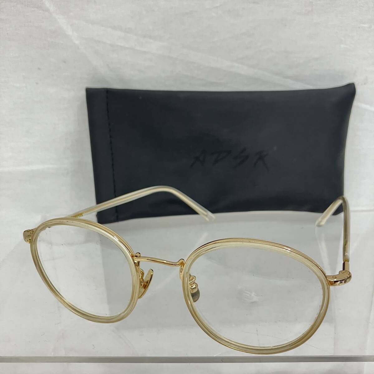 A D S R エーディーエスアール サングラス EVANS 06 クリア 替レンズあり