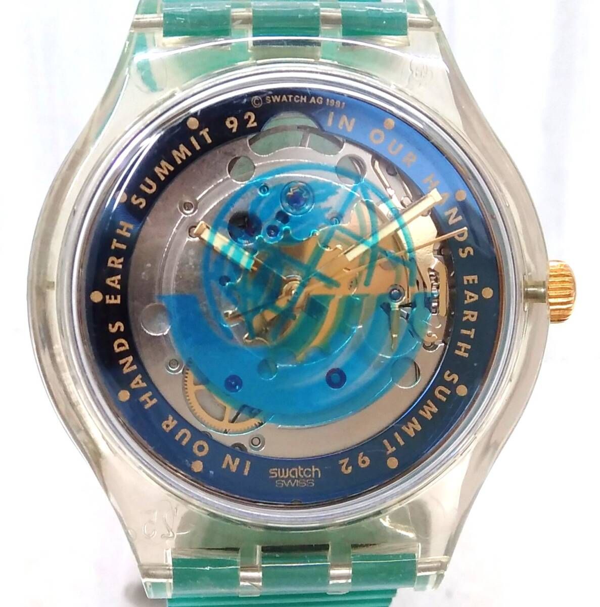 ジャンク Swatch スウォッチ EARTH SUMMIT アースサミット92 自動巻き
