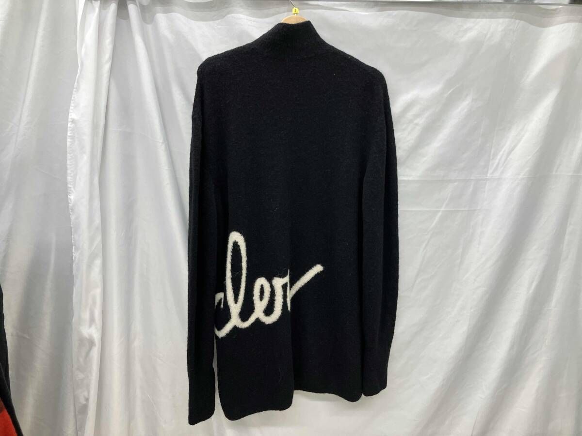 MONCLERモンクレール 長袖ニット C TIND 20 3325 ブラック S アルパカ41％ナイロン33％羊毛23％ポリウレタン3％