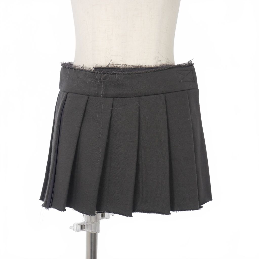 オープンワイワイ OPEN YY 25AW レイヤード ジャージー プリーツ ミニ