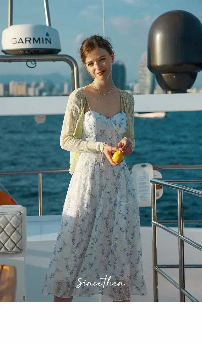 Sサイズ Since Then ブライト ノースリーブワンピース リゾートフローラルロングワンピース