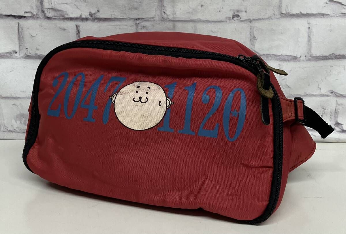 ウエストポーチ ボディバッグ ひょーまくん ひょーま 赤色 RED メンズ 夏