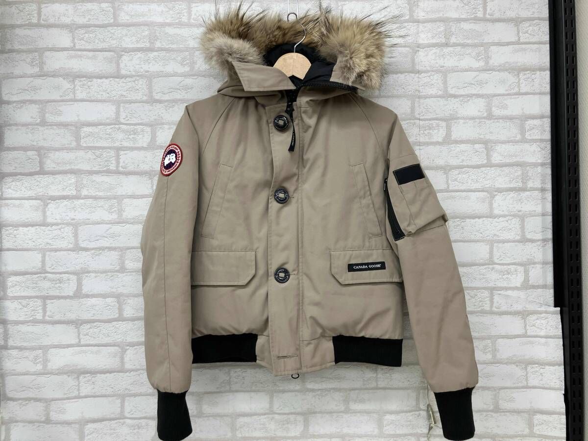 CANADA GOOSE 7950 JL カナダグース ダウンジャケット ベージュ レディース S コヨーテファー