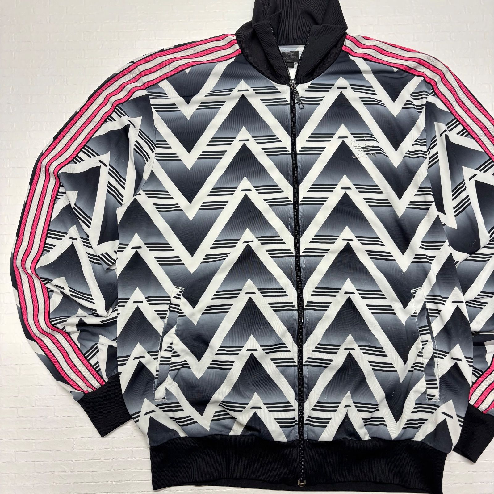 adidas】ピンクグレートラックジャケット 00s希少カラー】ピンクグレー