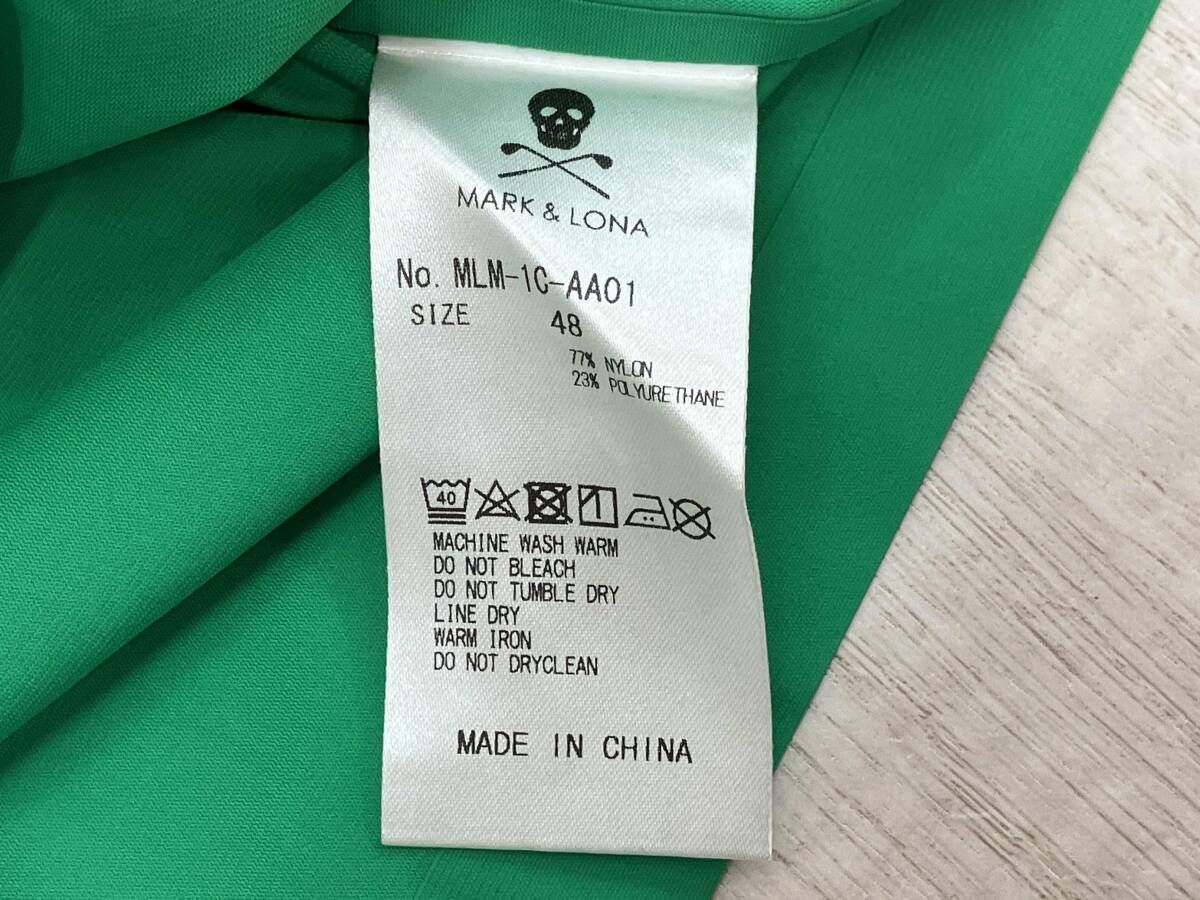 MARK&LONA Jaded Punching Mock neck shirts マークアンドロナ Mサイズ