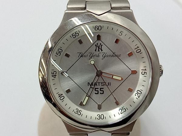 New York Yankees】MATSUI 55 時計 クォーツ スポニチ 55周年記念
