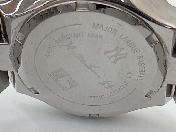 NEW YORK YANKEES MATSUI 55 腕時計シチズン箱保証書あり おまけ付】CITIZEN シチズン ヤンキース松井秀喜 2003年限定ウォッチ