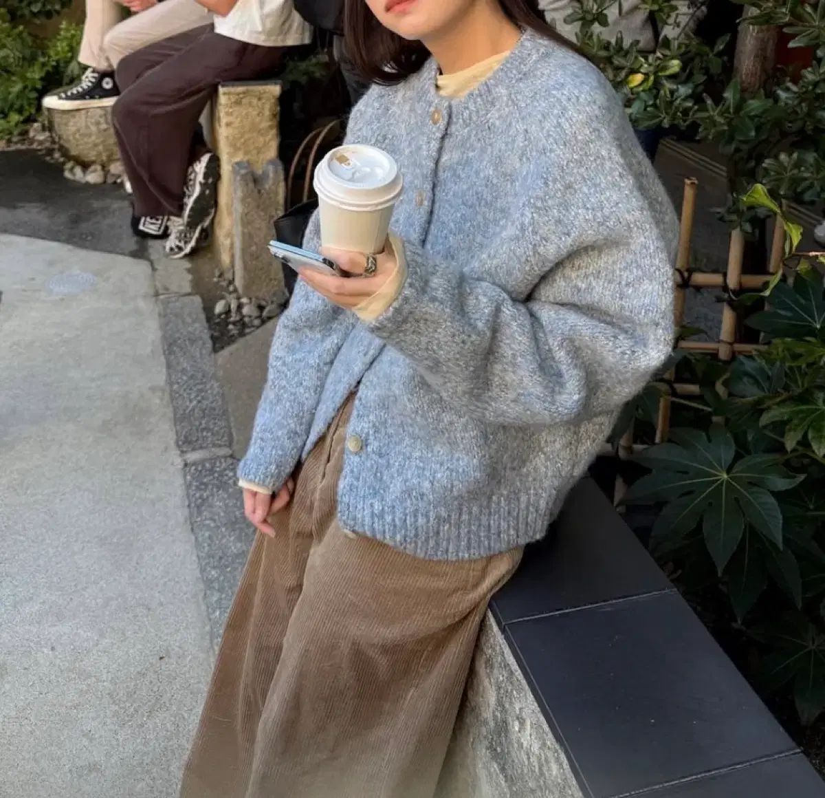 ルロブ ロマンニットカーディガン