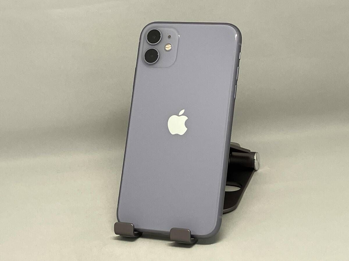 au SIMロックなし MWLX 2 J A iPhone 11 64 GB パープル