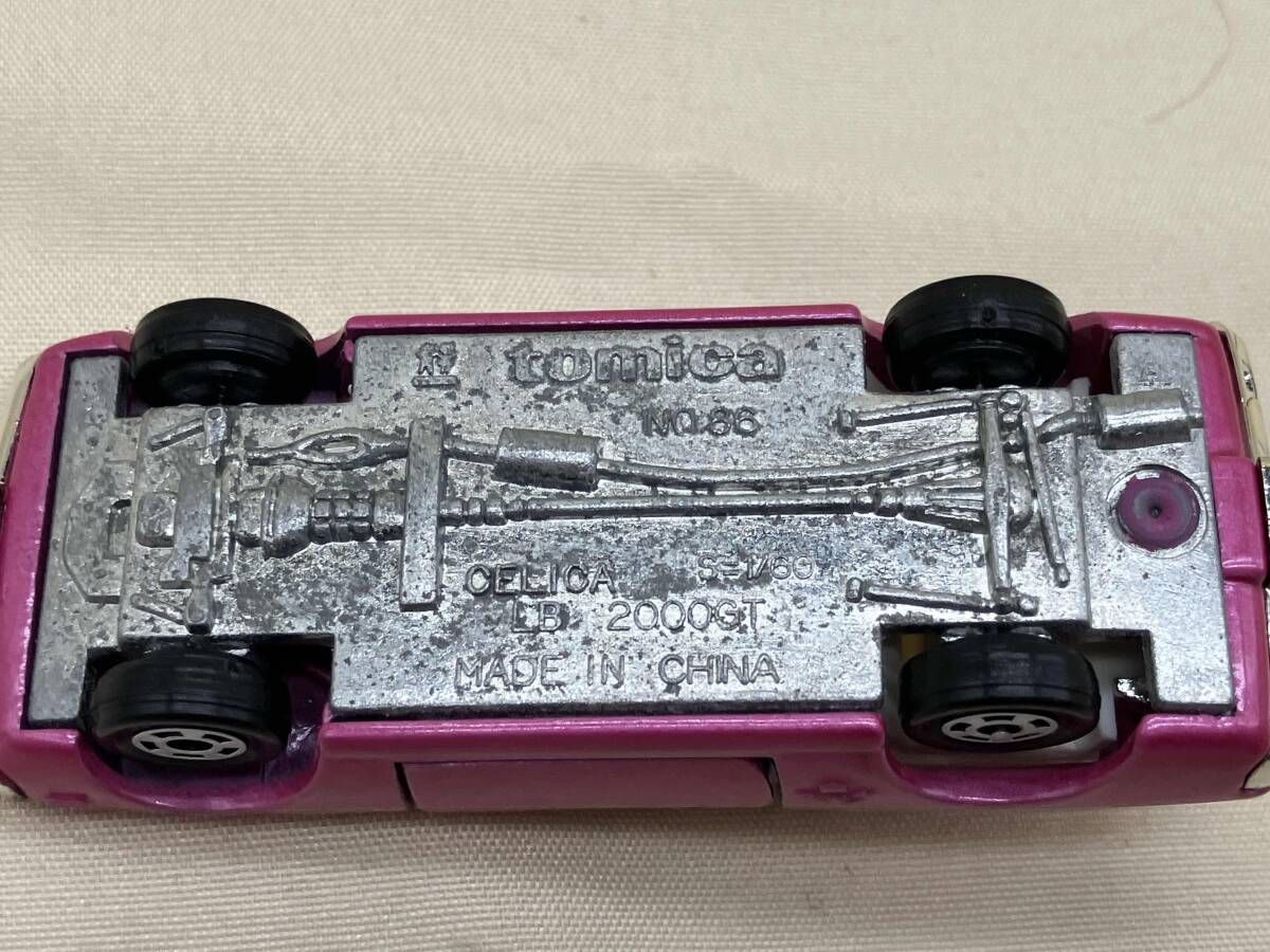 トミカ No.86 トヨタ セリカ LB 2000GT(パープル) 復刻版黒箱 中国製