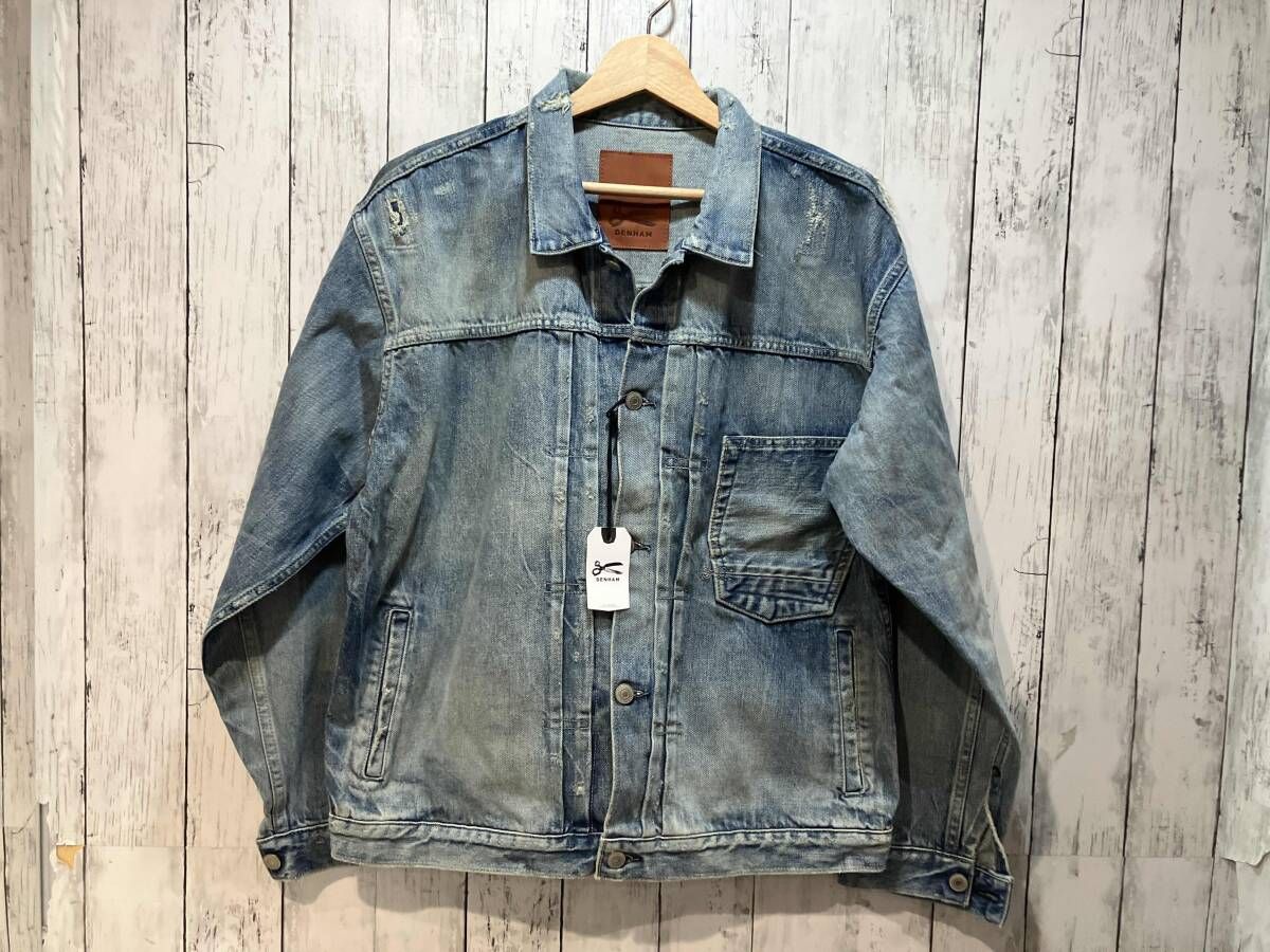DENHAM デンハム デニムジャケット Gジャン 01 23 09 21 001 1 st TYPE ファーストタイプ ダメージ加工