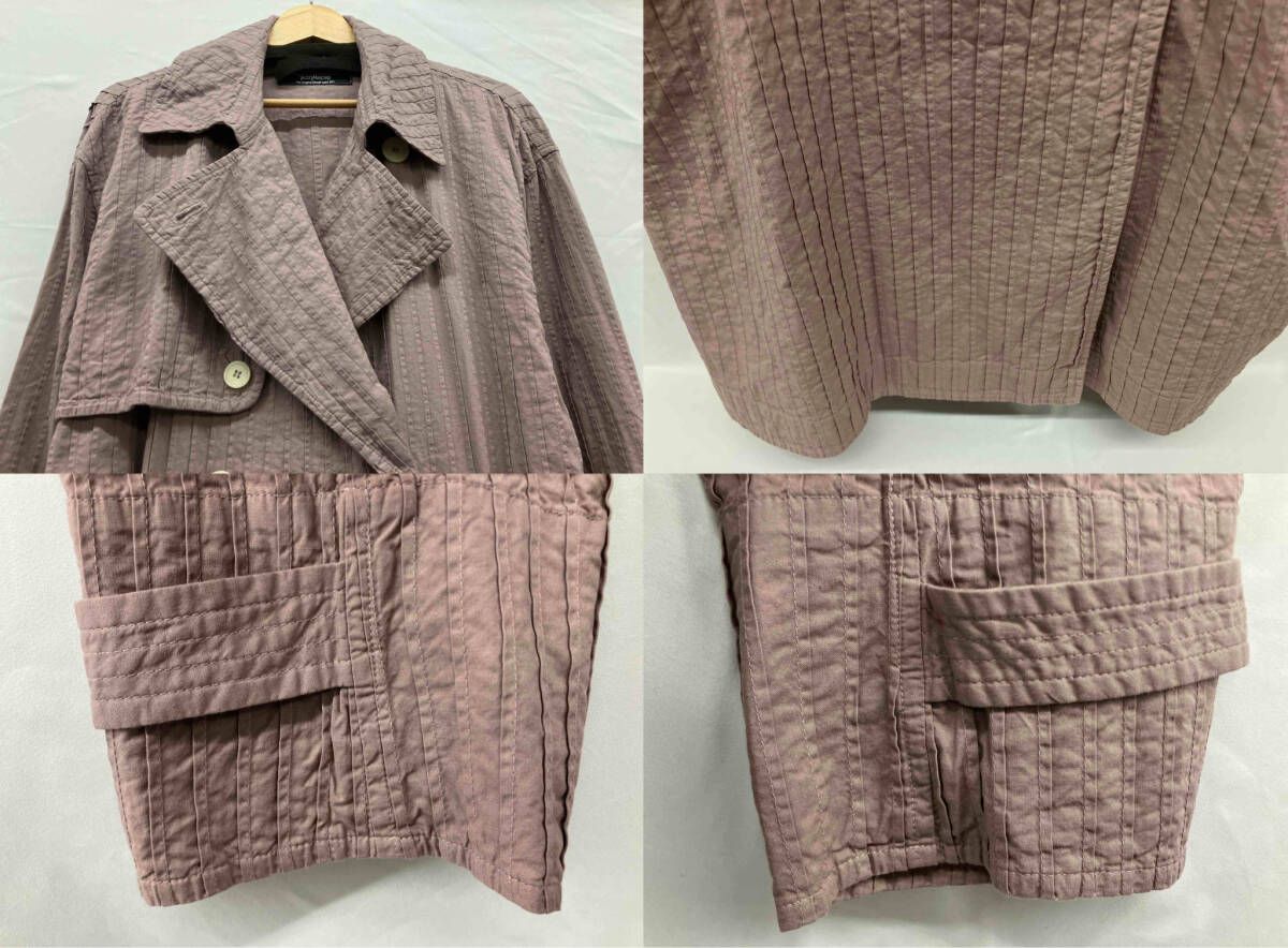 yacco maricard ヤッコマリカルド ロングコート サイズ1 ストライプ