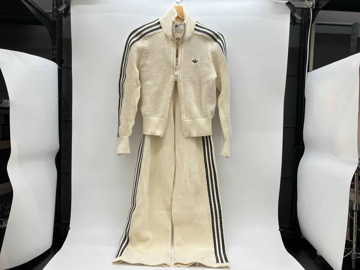 春夏 adidas JD 1083 1080 アディダス オリジナルス ム クロシェ トラックトップ トラックパンツ XS オフホワイト