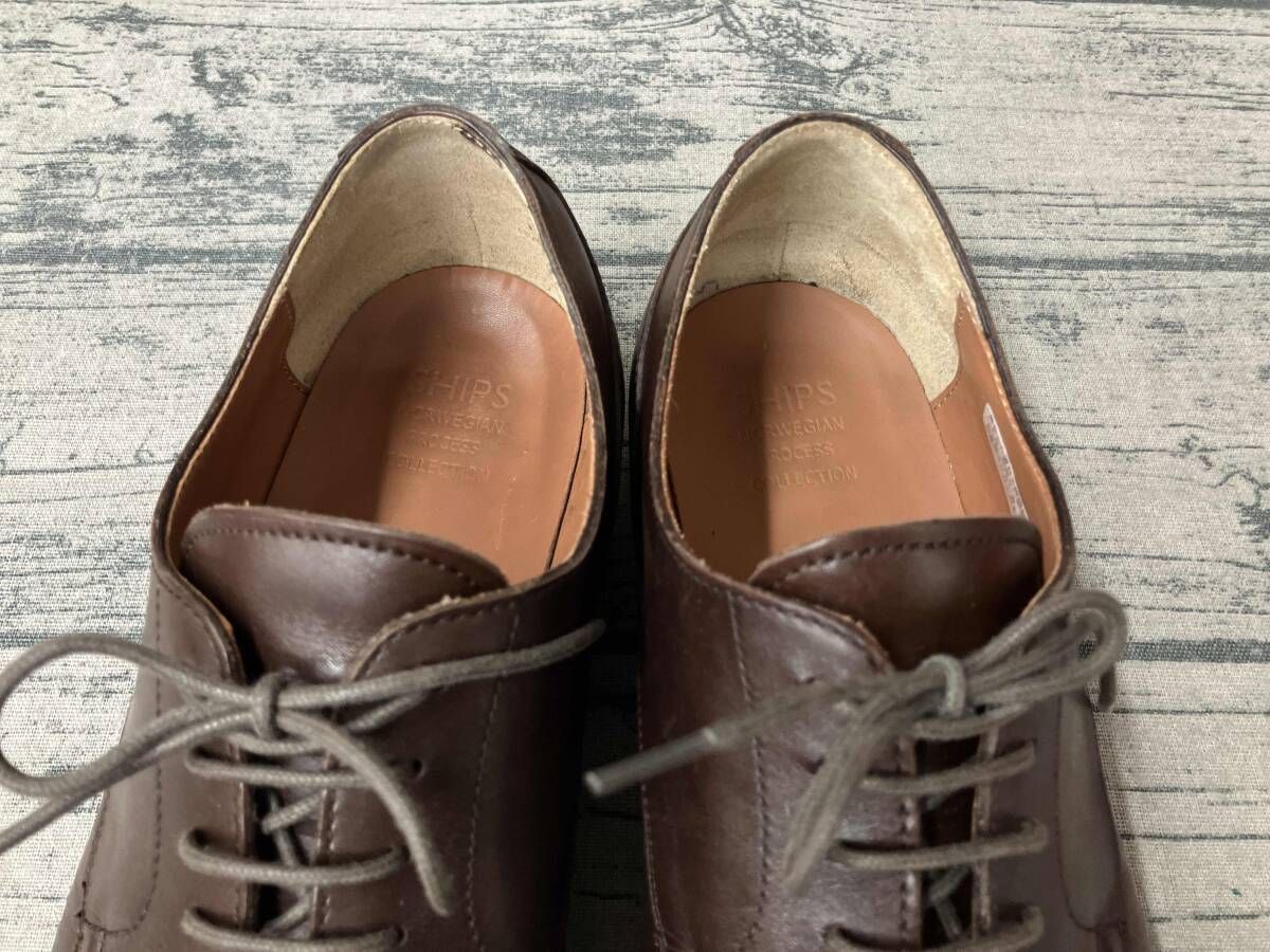  き SHIP シップス ローファー 1069 ノルウェージャン Uチップ ブラウン 27 cm ローファー ブーツ 革靴