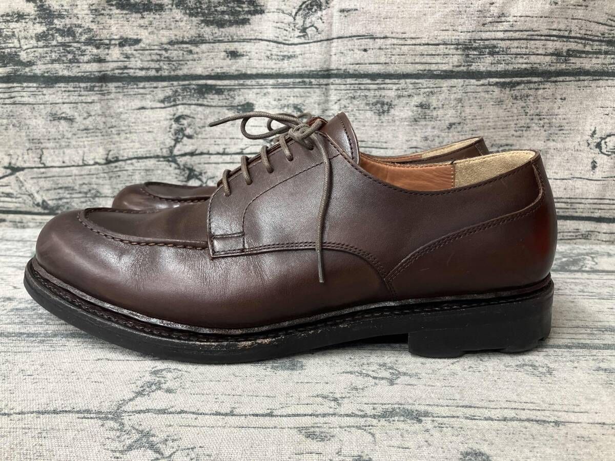 き SHIP シップス ローファー 1069 ノルウェージャン Uチップ ブラウン 27 cm