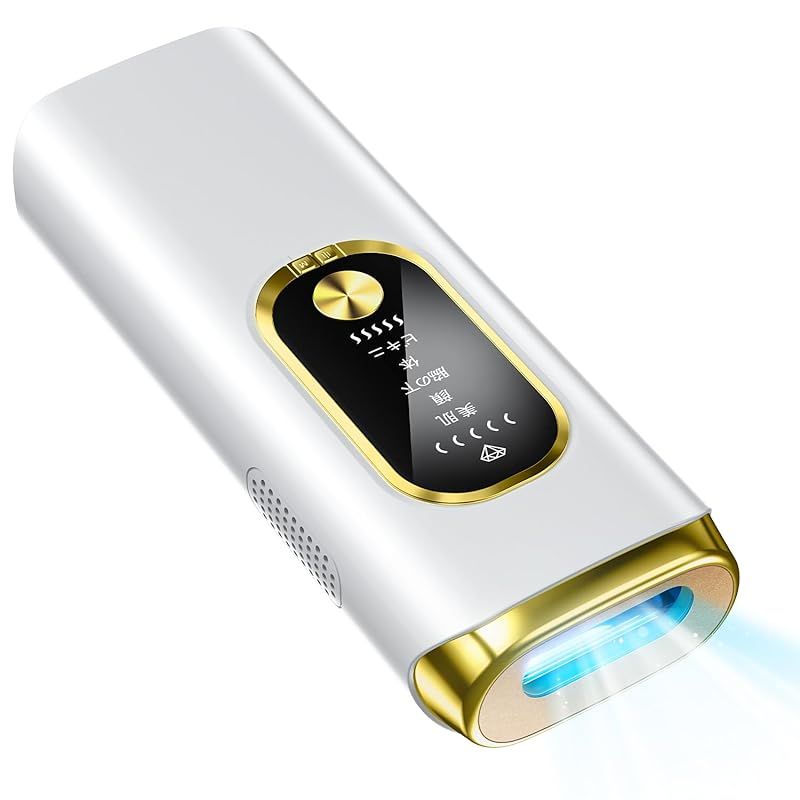 脱毛器 VIO対応 HIPL サファイア冷却技術でほぼ無痛 光脱毛器 メンズ レディース 髭 最大出力21 J 照射回数無制限 5段階調節 手動 自動照射切替 美肌 顔 体 全身?用 家庭用脱毛器 保護眼鏡付き PSE安全認証済 1