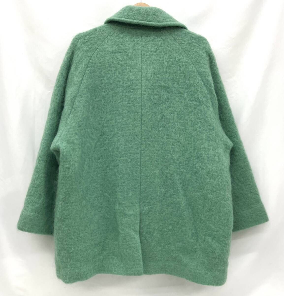 TICCA ティッカ HPS別注 モヘアピーコート TBCA 321 ピーコート グリーン サイズF