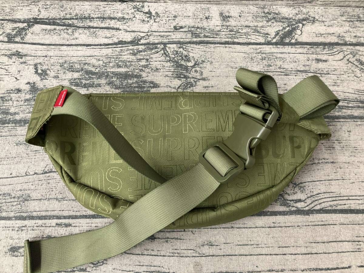 値下げ不可　Supreme ボディバッグ オリーブグリーン　CORDURA 美品 Supreme シュプリーム ボディバッグ 19ss CORDURA waist bag グリーン