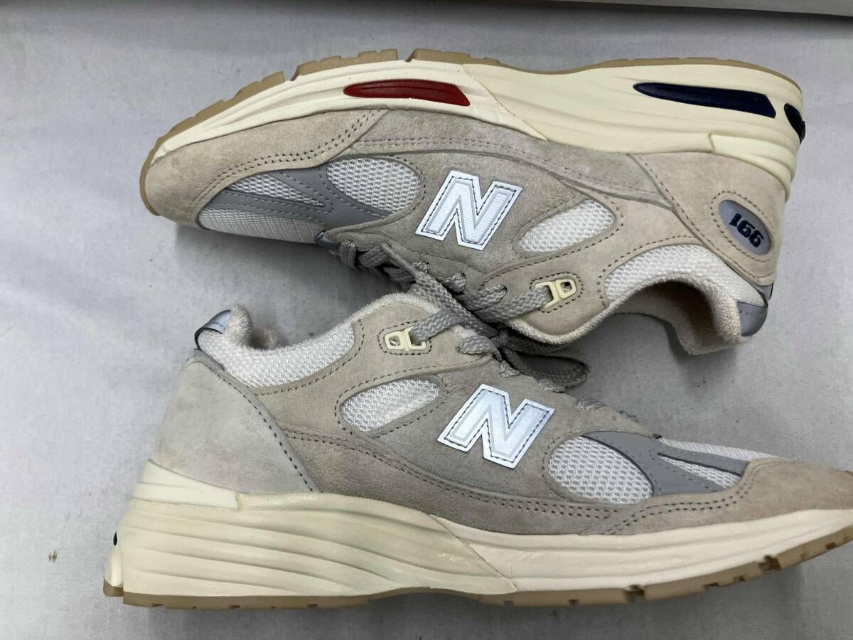 new balance／ニューバランス ｽﾆｰｶｰ U991VS2 ﾎﾜｲﾄ サイズ25.5 - メルカリ
