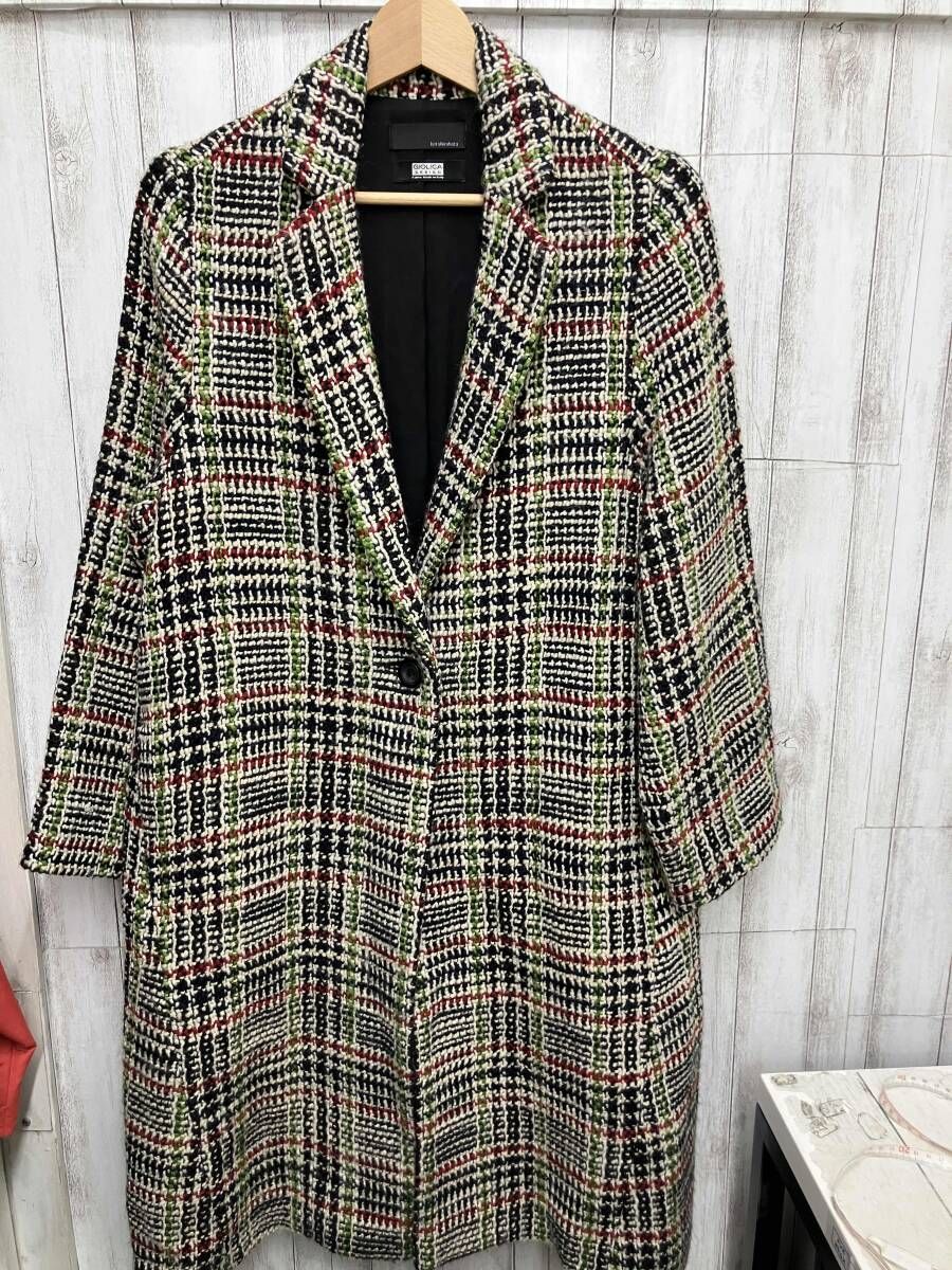 kei shirahata チェスターコート 16 wfc 184025 千鳥柄