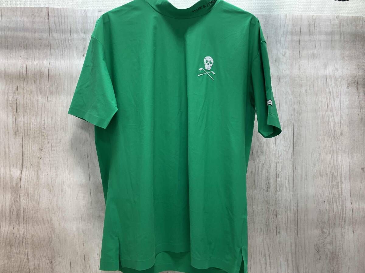 MARK LONA Jaded Punching Mock neck shirts マークアンドロナ Mサイズ メンズゴルフウェア ゴルフ