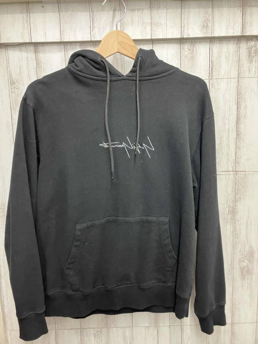 YOHJI POUR HOMME パーカー FK T 05 078 ブラック 反転ロゴ