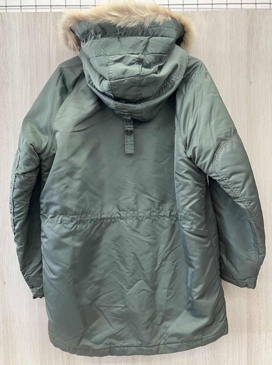 美品 スピワック N-3B フライトジャケット USA製 グリーン系 40 SPIEWAK スピワック N-3B フライトジャケット ミリタリー オリーブ USA