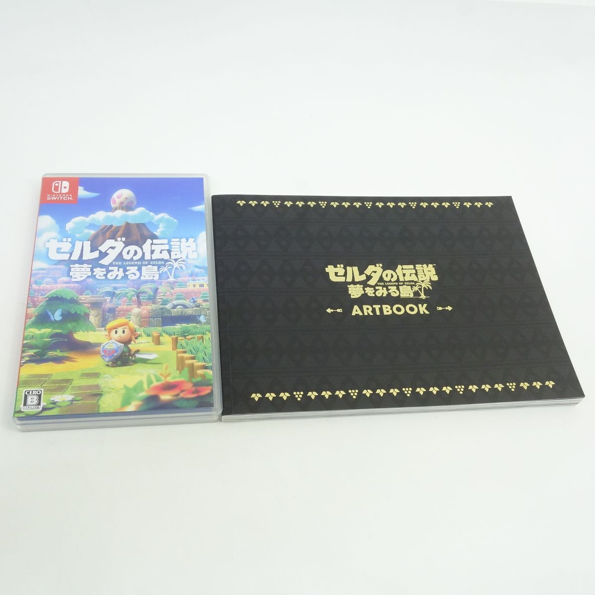 Nintendo Switchソフト ゼルダの伝説 夢をみる島 ARTBOOK SET ※中古