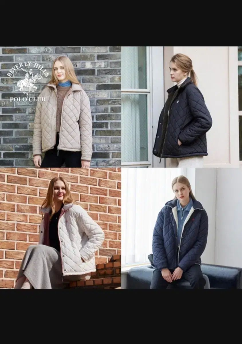 ビバリーヒルズ ポロクラブ リバーシブル キルティング ダウン