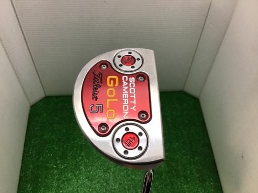 タイトリスト SCOTTY CAMERON GoLo 5 34インチ パター PT スチール フレックスその他 メンズ 男性用 右利き 右用 Cランク ゴルフクラブ