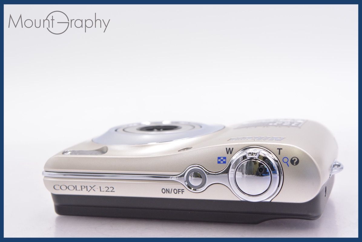 ☆極上美品☆ ニコン Nikon COOLPIX L22 3.6x 単三電池仕様 同梱可