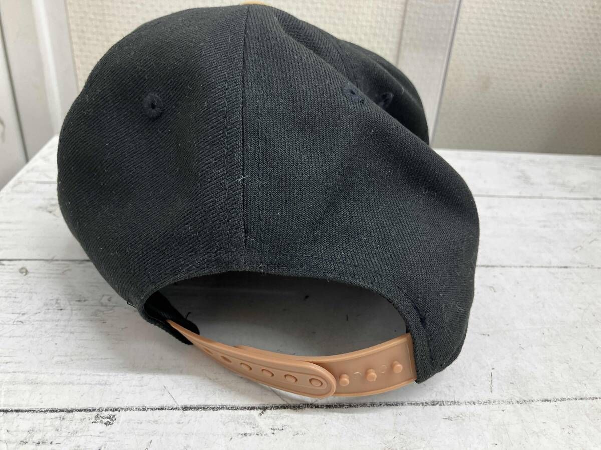 ERAキャップ浜崎あゆみコラボブラックゴールドスナップバック