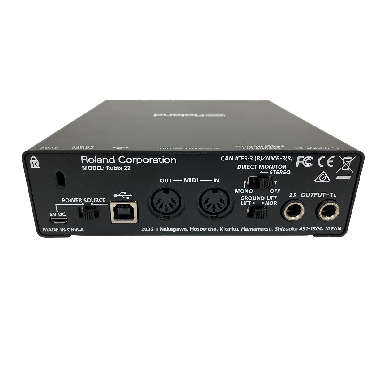 Roland ローランド Rubix22 オーディオインターフェース 音響機材 中古