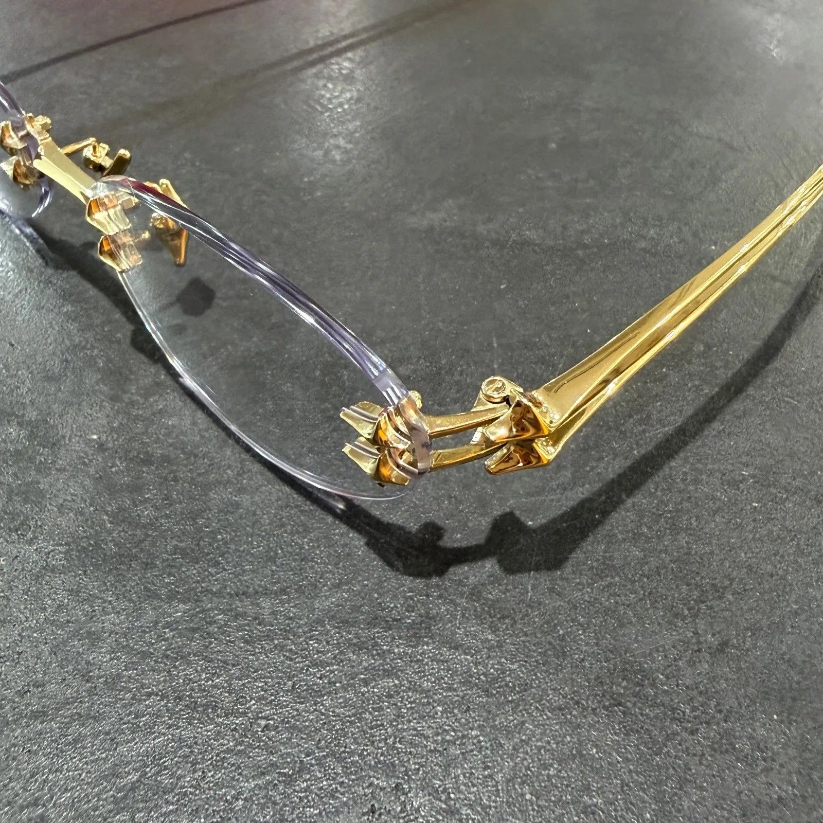 参考上代40300円 GENTLE MONSTER Node 030 サングラス リムレスメガネ