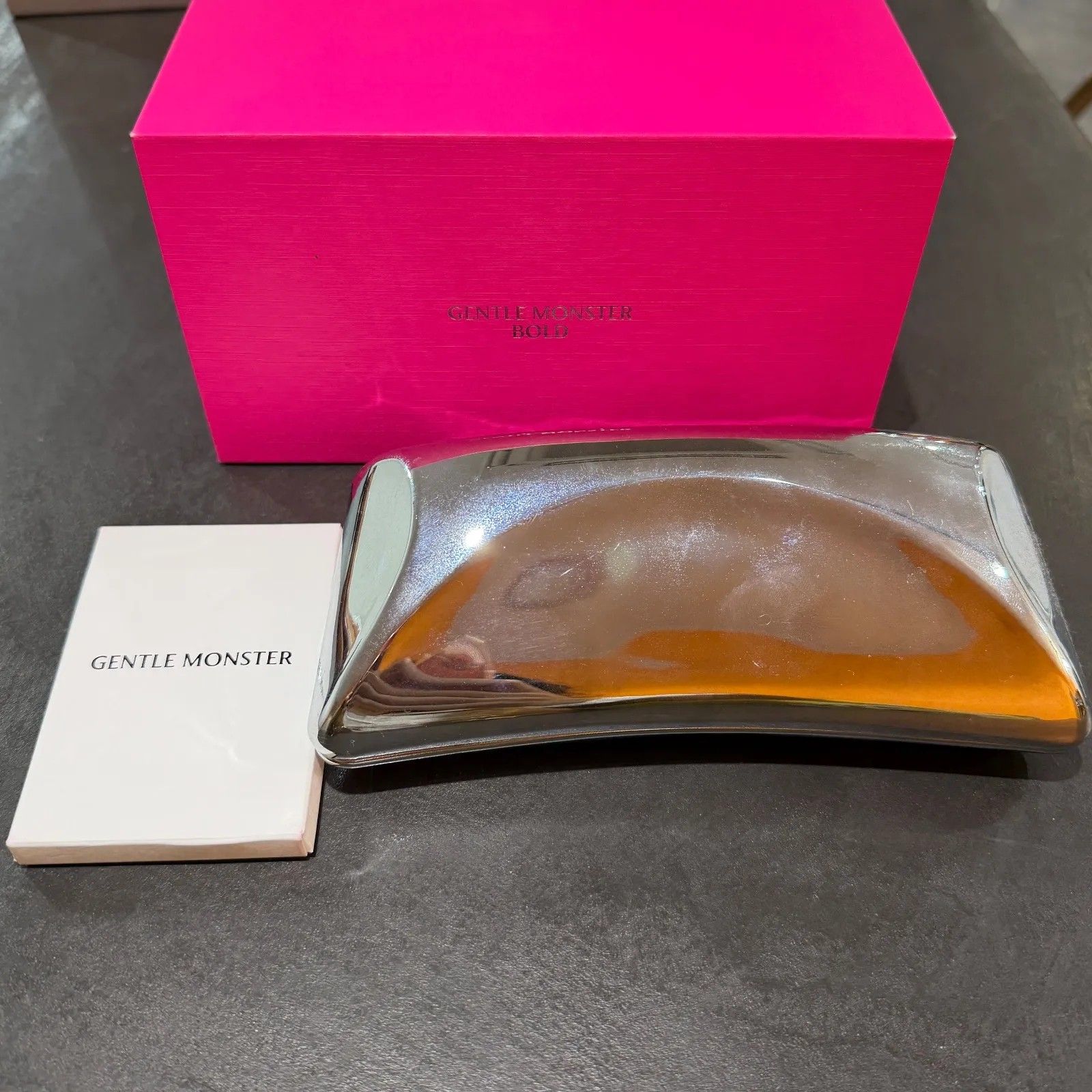 参考上代40300円 GENTLE MONSTER Node 030 サングラス リムレスメガネ