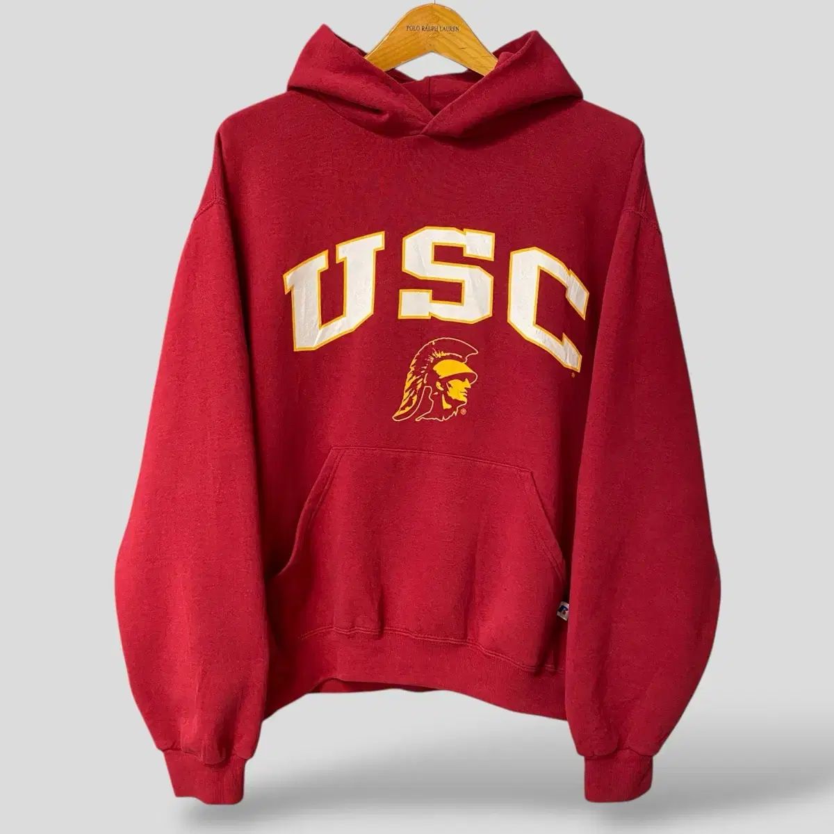 M ヴィンテージ ラッセル USC スウェット フード付きTシャツ