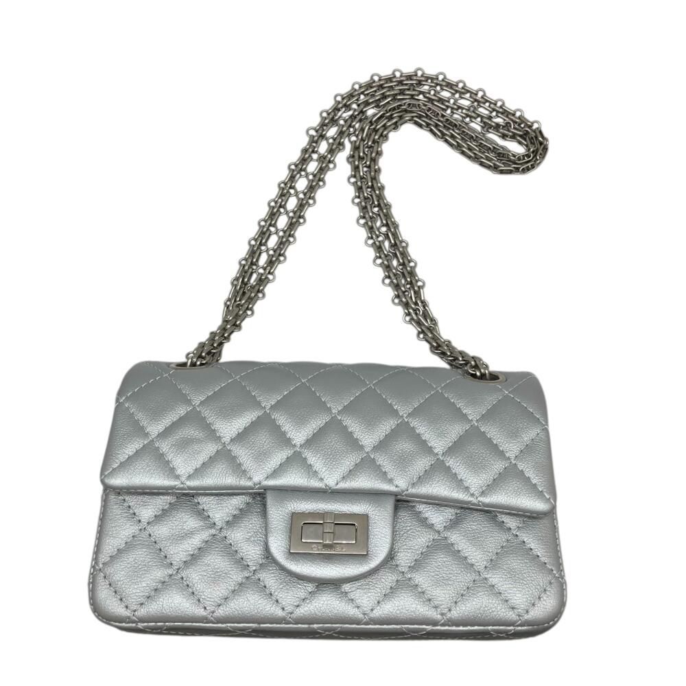 中古】CHANEL シャネル 2.55 ミニマトラッセ ダブルチェーンショルダー