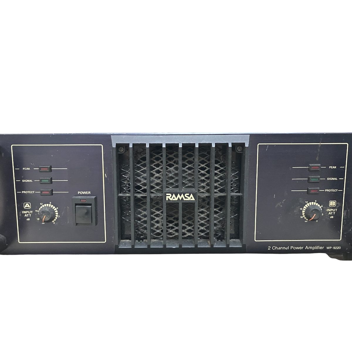 National パワーアンプ RAMSA ラムサ WP-9220 オーディオ機器 ジャンク