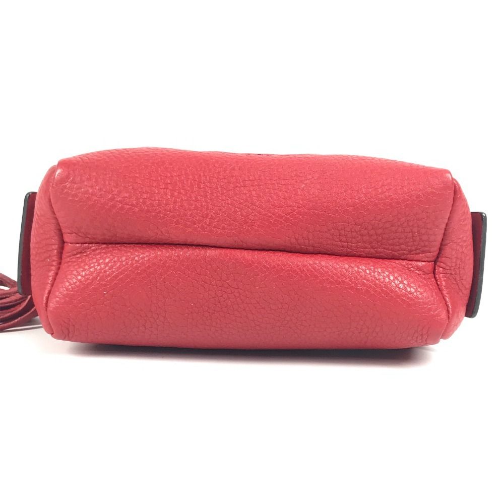 GUCCI グッチ 化粧ポーチ ソーホー GG ロゴ 308634 レザー レッド