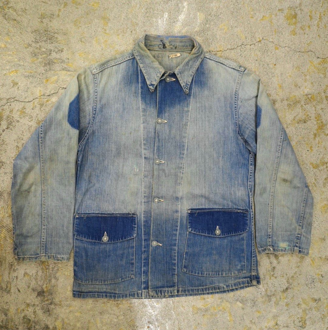 WW2 1940年代 U.S.ARMY デニム カバーオール サイズ38相当