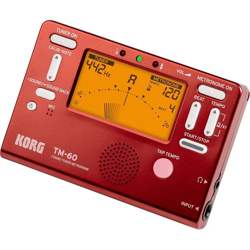 KORG チューナー メトロノーム TM 60 RD