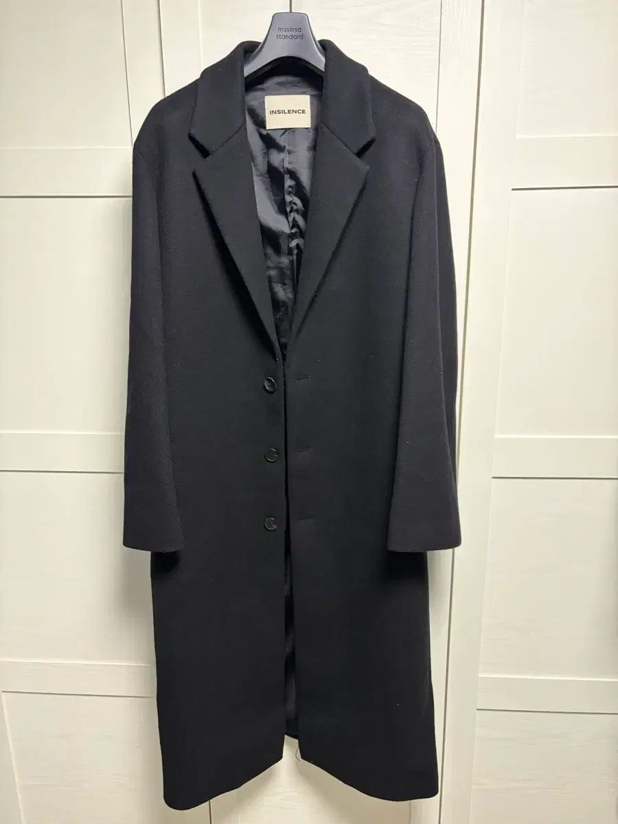 INSILENCE ブラックロングコート MUSINSA公式 | INSILENCE 特大トレンチコートBLACK