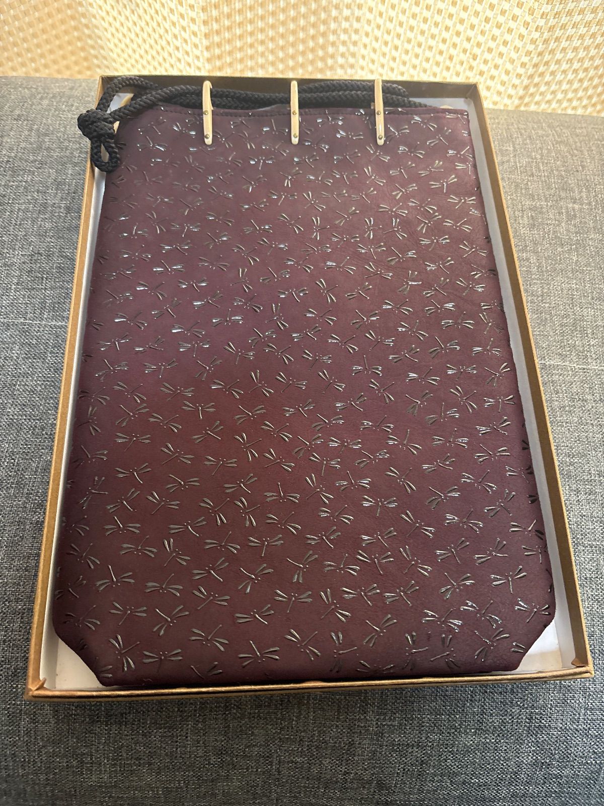 合切袋 トンボ柄