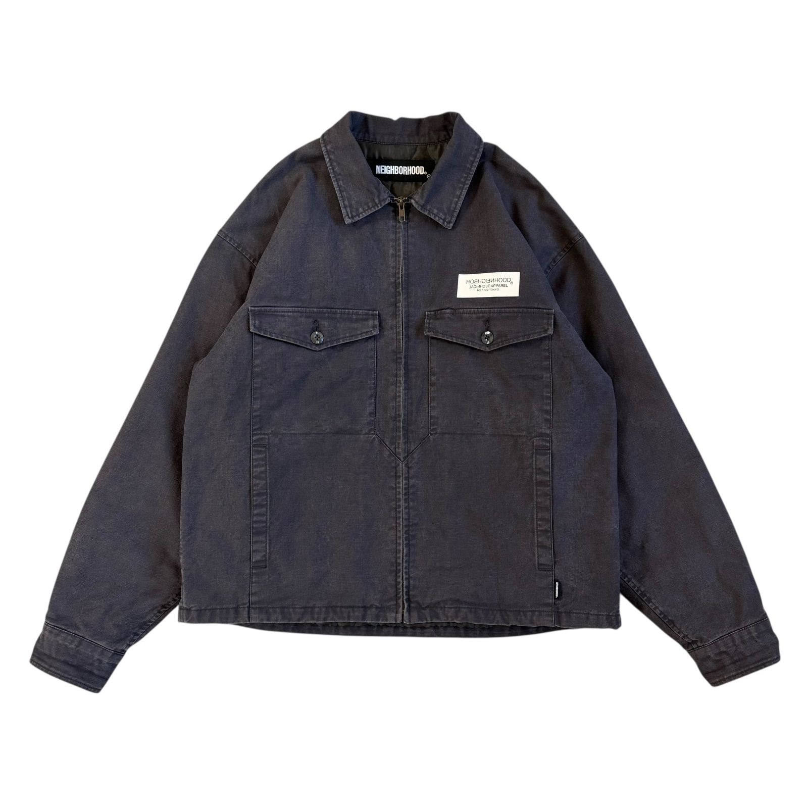 ネイバーフッド 21 AW ダック地 アクティブジャケット キルティングライナー 中綿入り Lサイズ