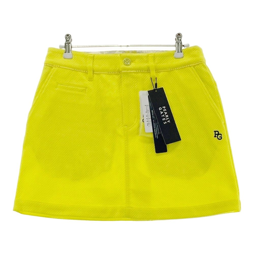サイズ 1 PEARLY GATES パーリーゲイツ 055 2234902 ストレッチスカート イエロー系 ゴルフウェア レディース ストスト