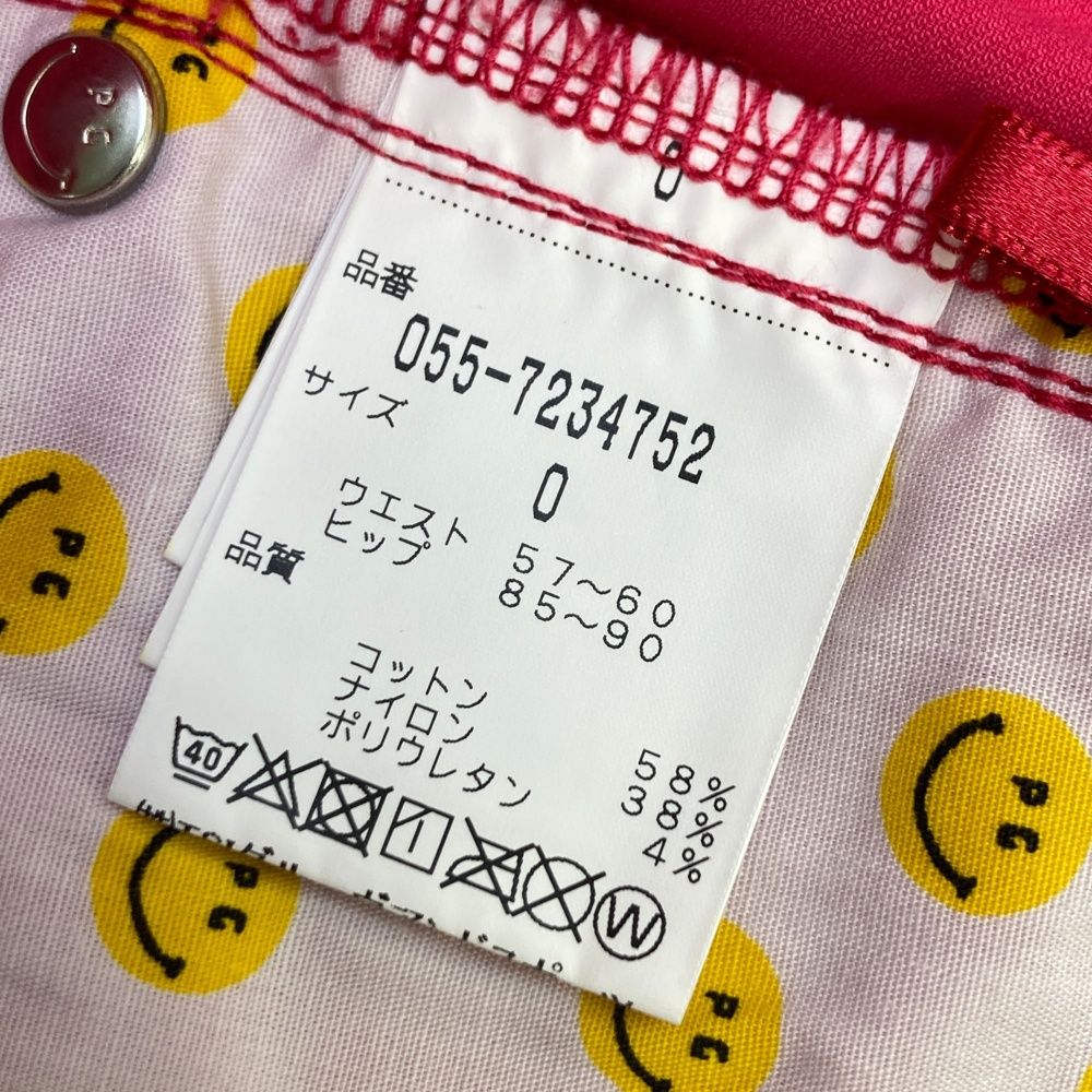 サイズ：0 PEARLY GATES パーリーゲイツ ストレッチスカート ニコ