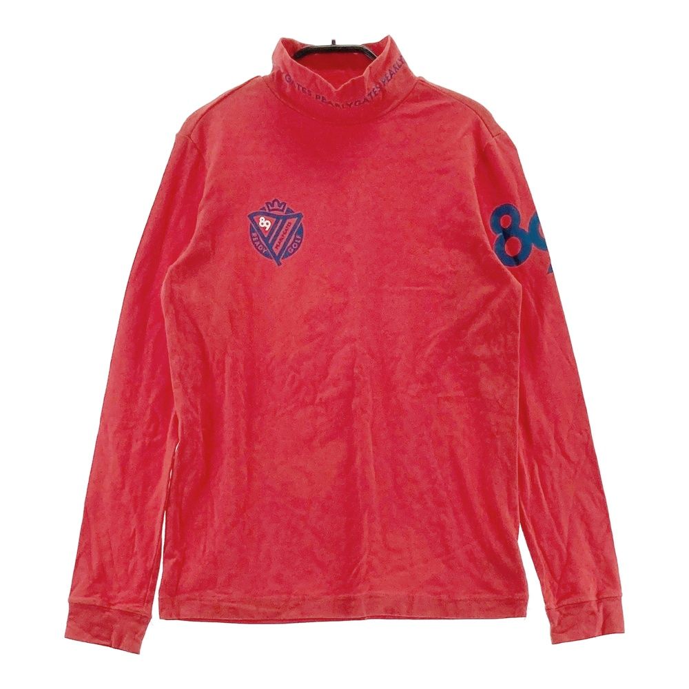 サイズ：0 PEARLY GATES パーリーゲイツ ハイネック 長袖Tシャツ