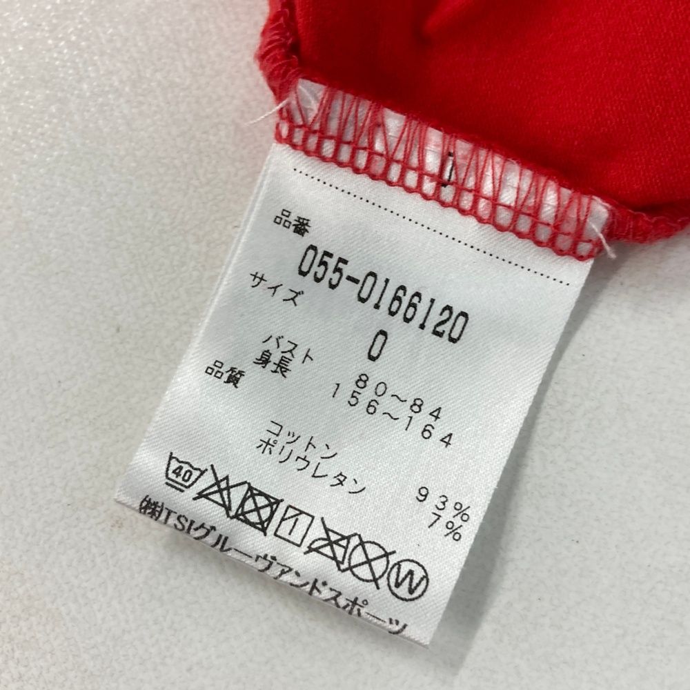 サイズ：0 PEARLY GATES パーリーゲイツ ハイネック 長袖Tシャツ